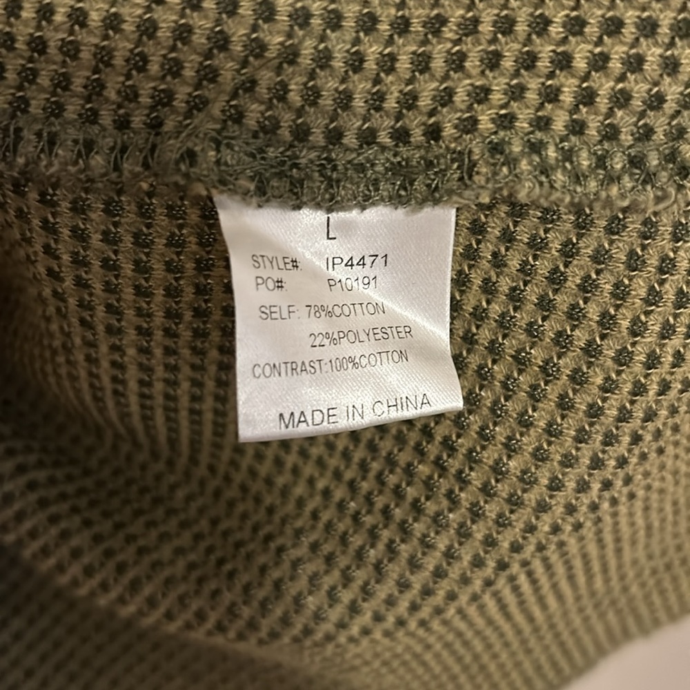 Bibi Large Green Shacket Button Up - image 4